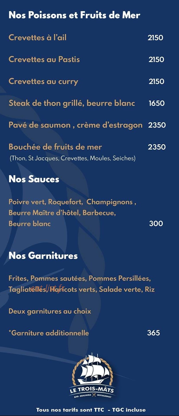 Le 3 Mâts — carte page 4