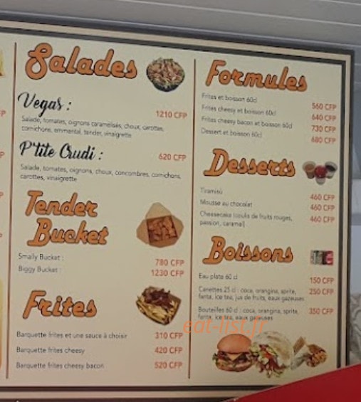Le Food'Izz — carte page 2
