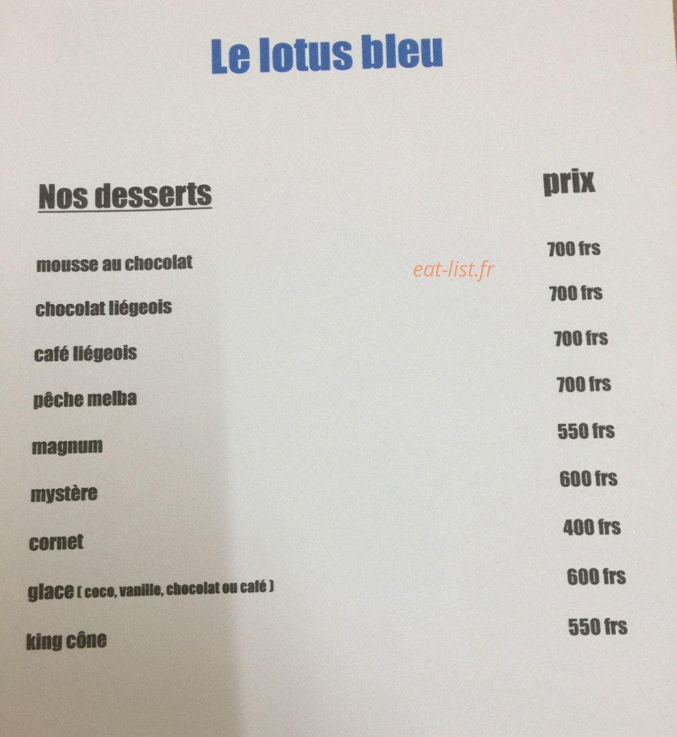 Le lotus bleu — carte page 5