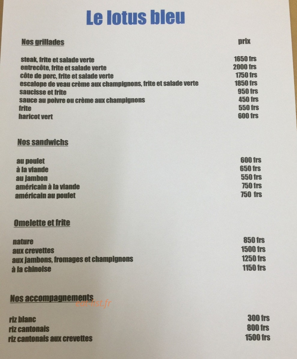 Le lotus bleu — carte page 4