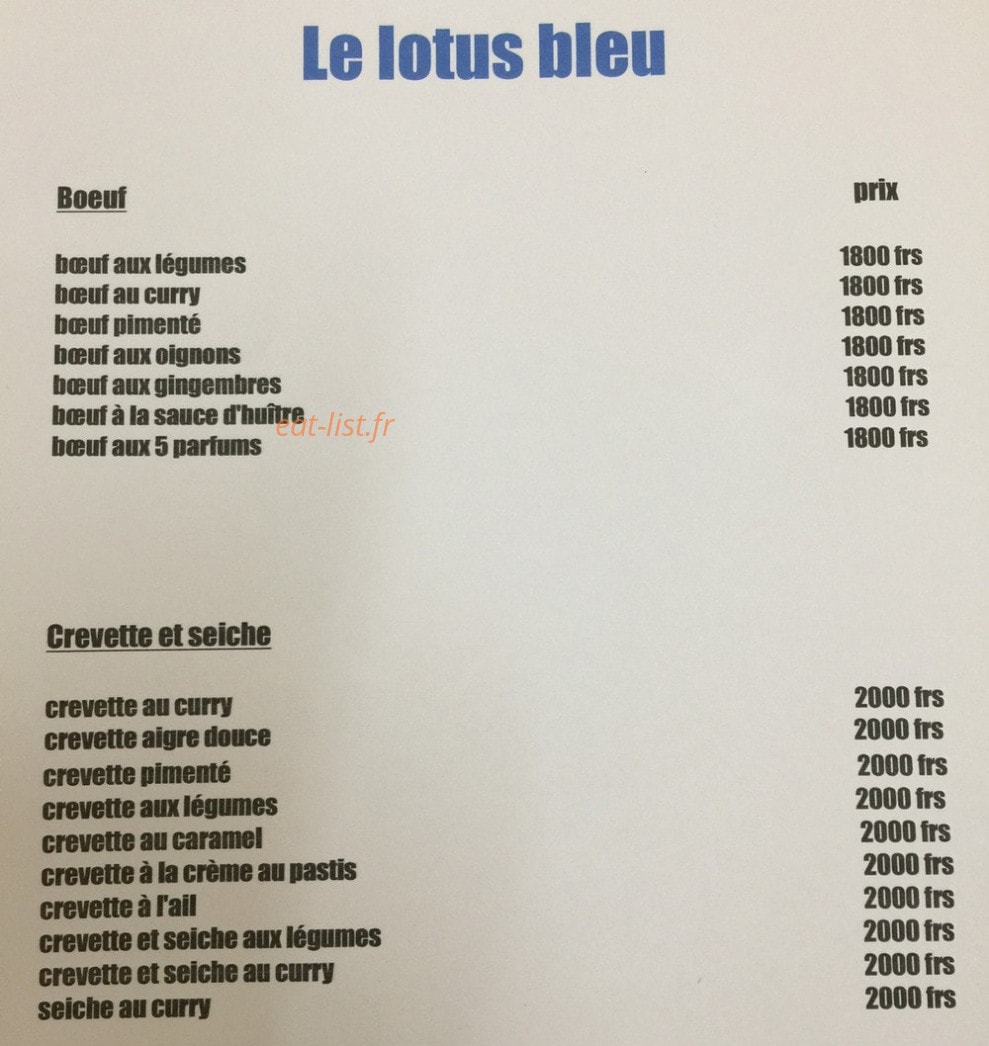 Le lotus bleu — carte page 3