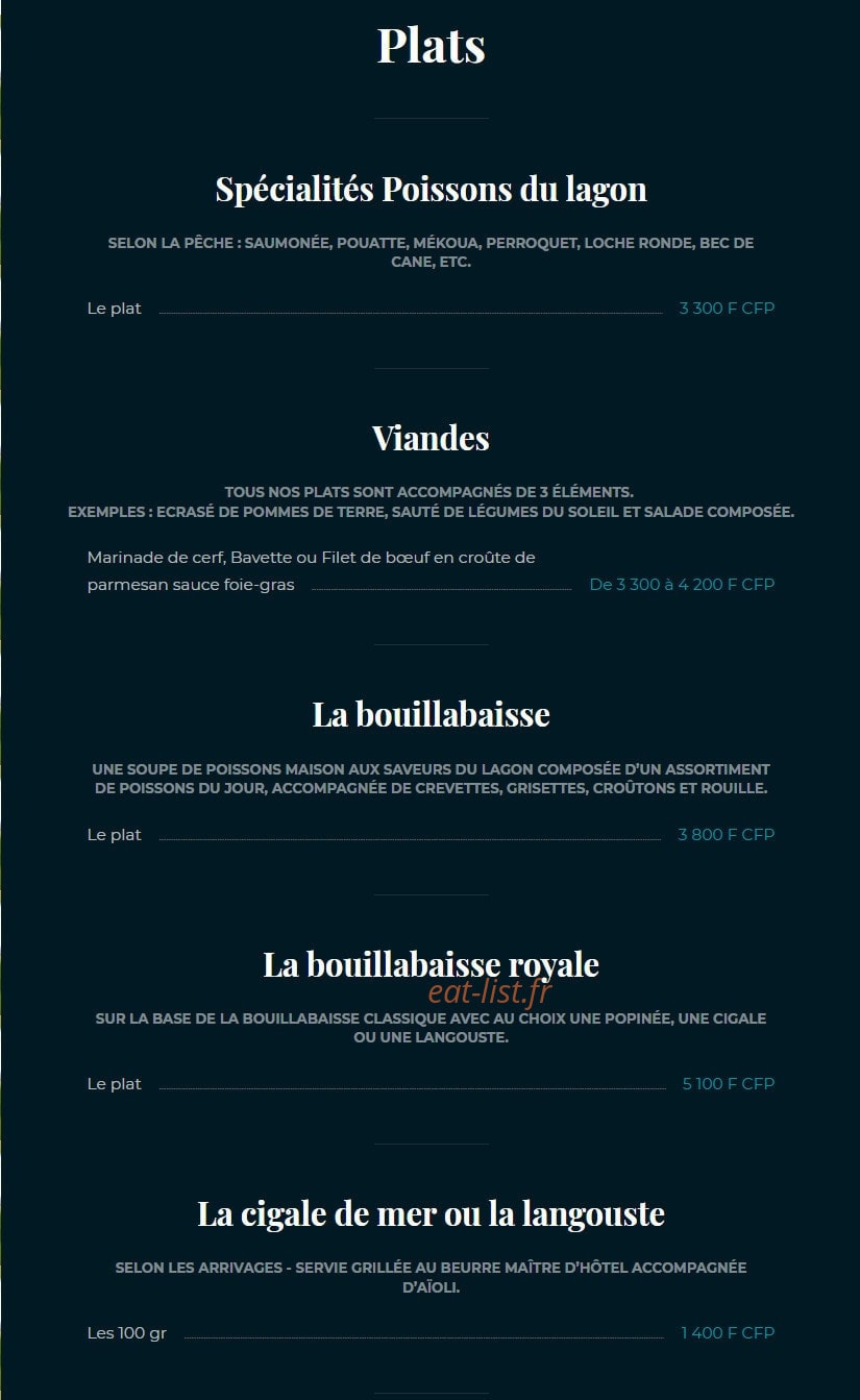 Le Ponton — carte page 2