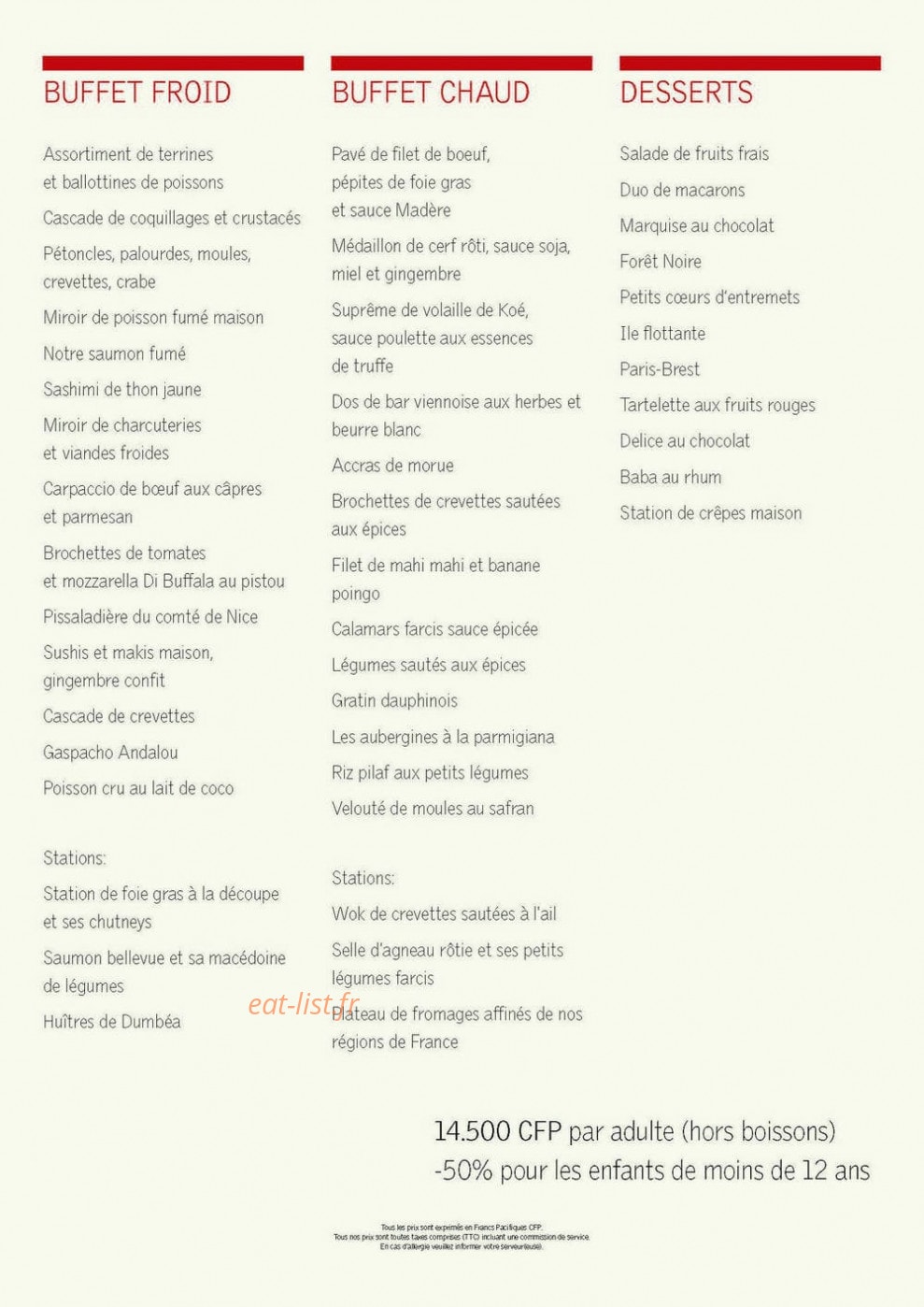 Le Sextant — carte page 1