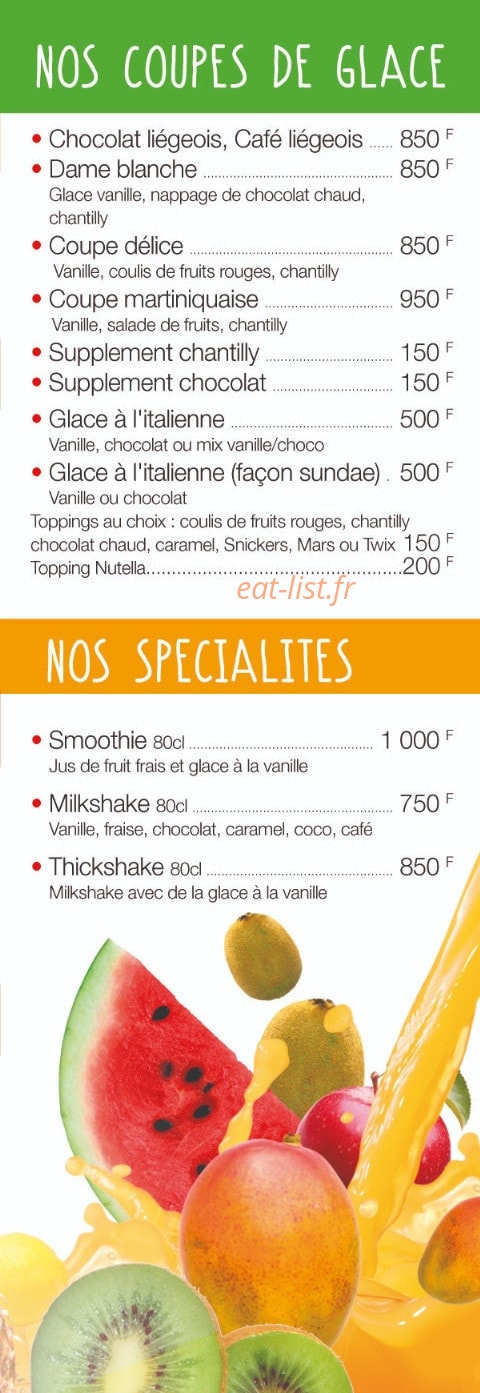 Maxi Juice — carte page 4
