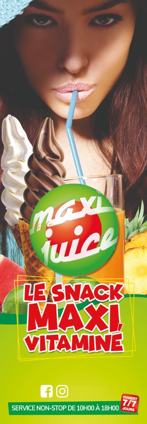 Maxi Juice — carte page 1