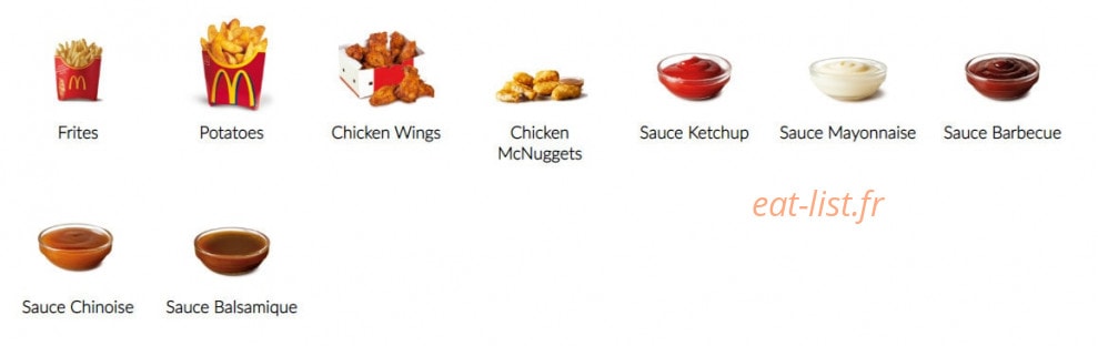 Mc Donald's — carte page 2