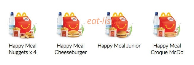 Mc Donald's — carte page 6
