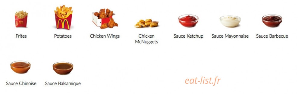 Mc Donald's — carte page 2