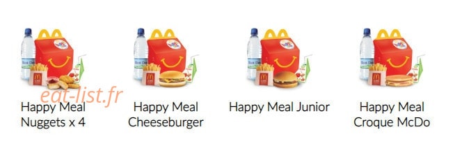 Mc Donald's — carte page 6