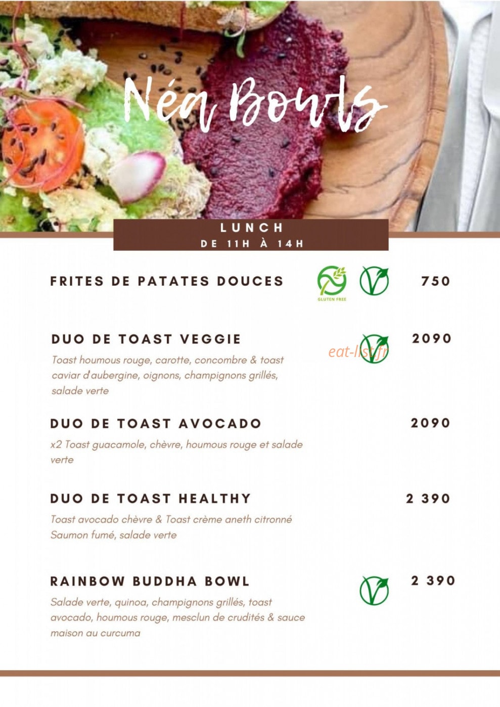 Néa Bowls — carte page 5