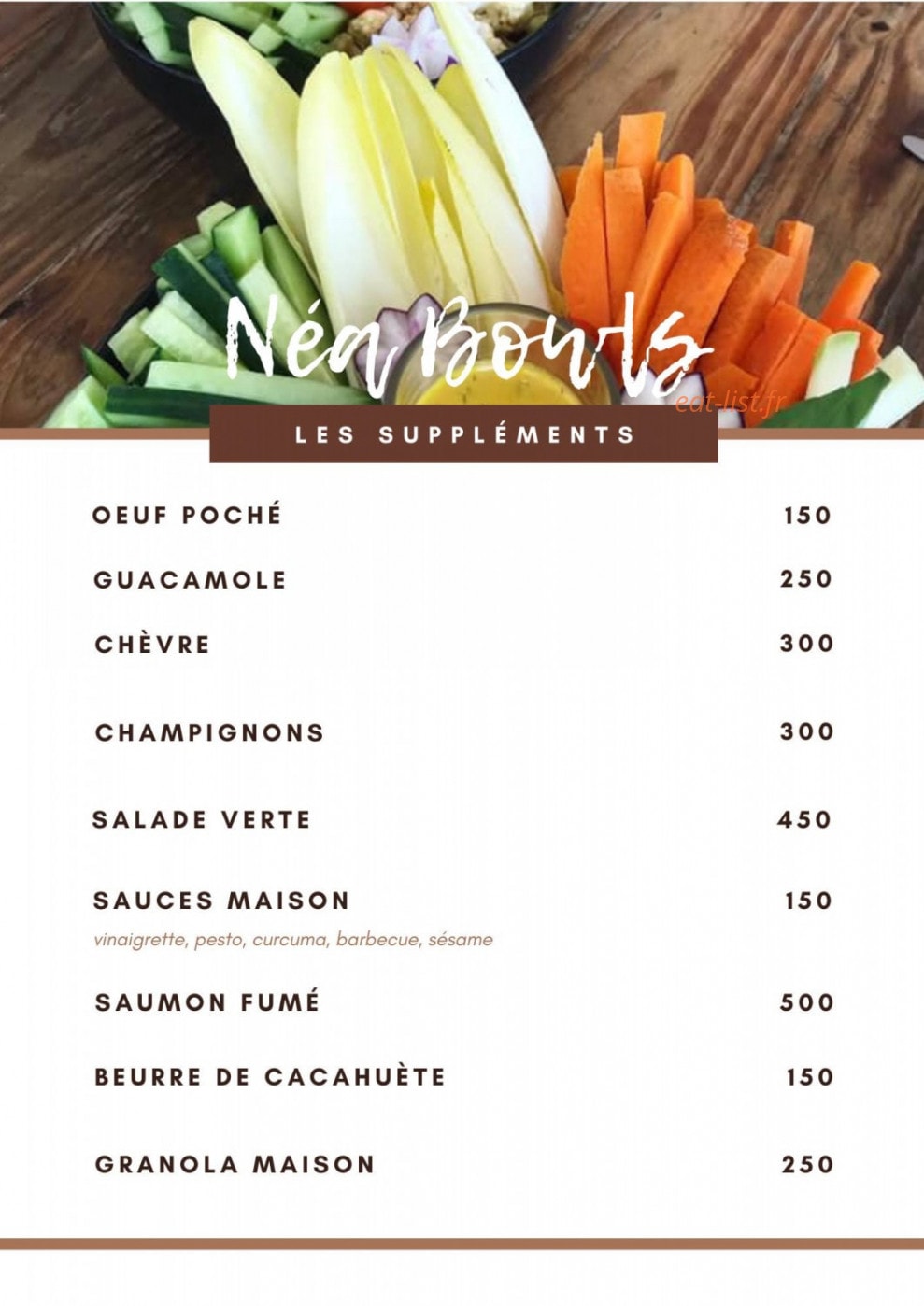 Néa Bowls — carte page 7