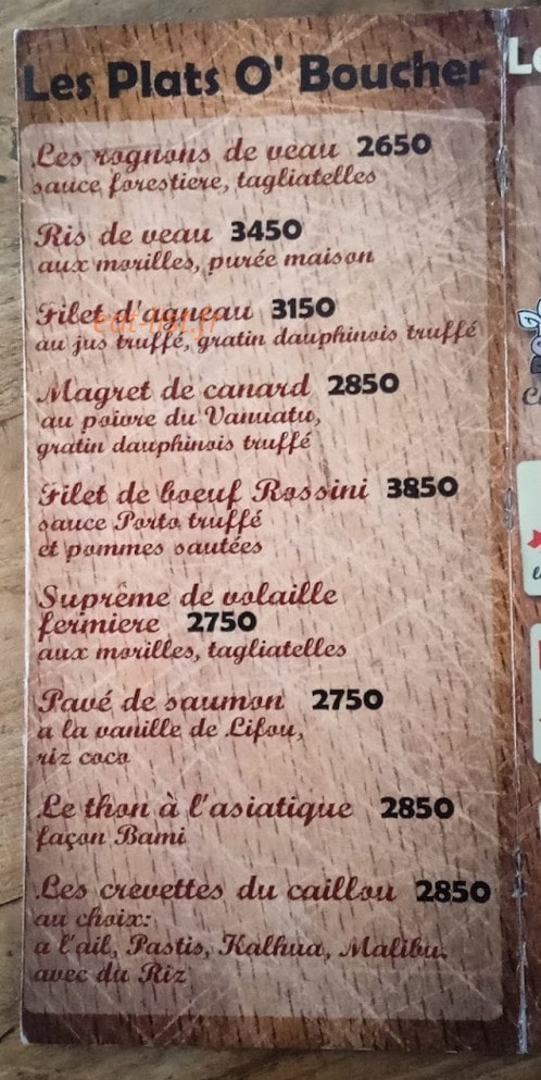 Ô'Boucher — carte page 3