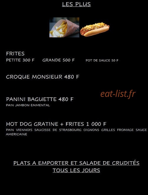 O Pti Snack de Nouville — carte page 4