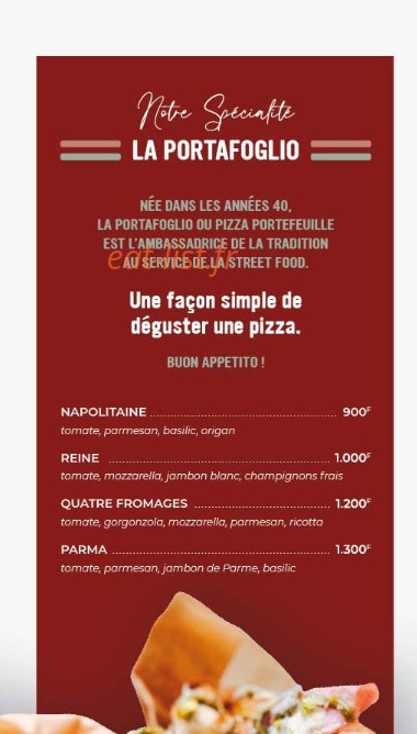 Pizza M — carte page 5