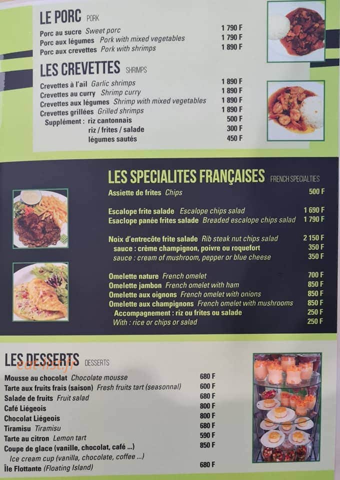 Snack Centralma — carte page 2