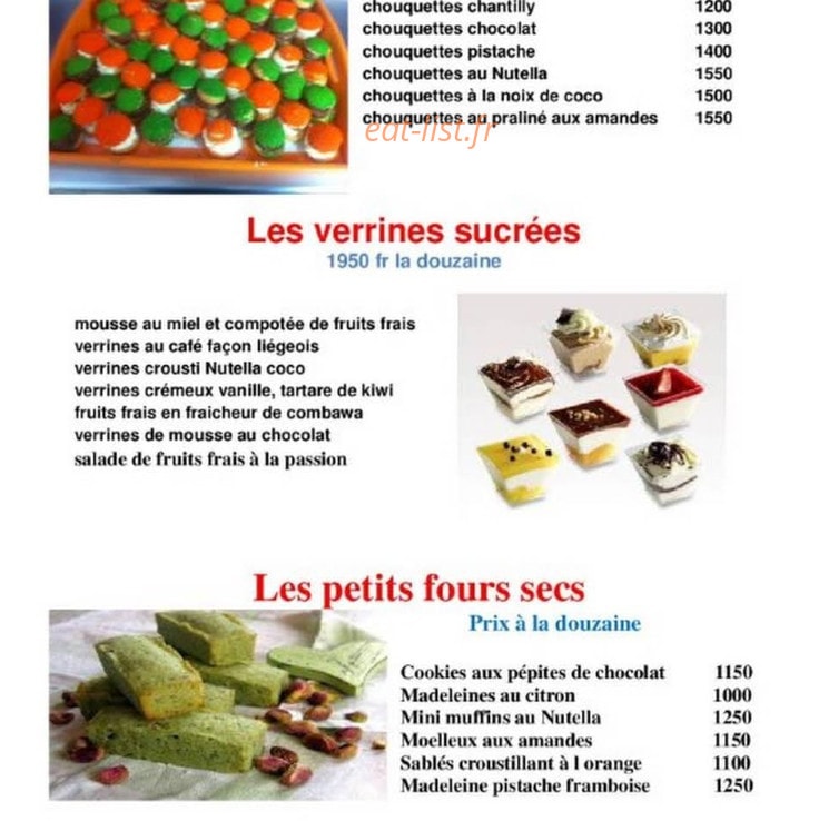 Snack elisa — carte page 3