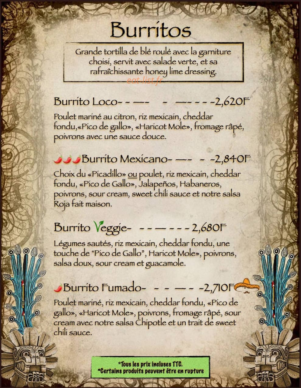Tipico Latino — carte page 3