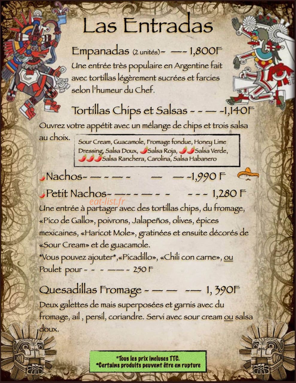 Tipico Latino — carte page 8
