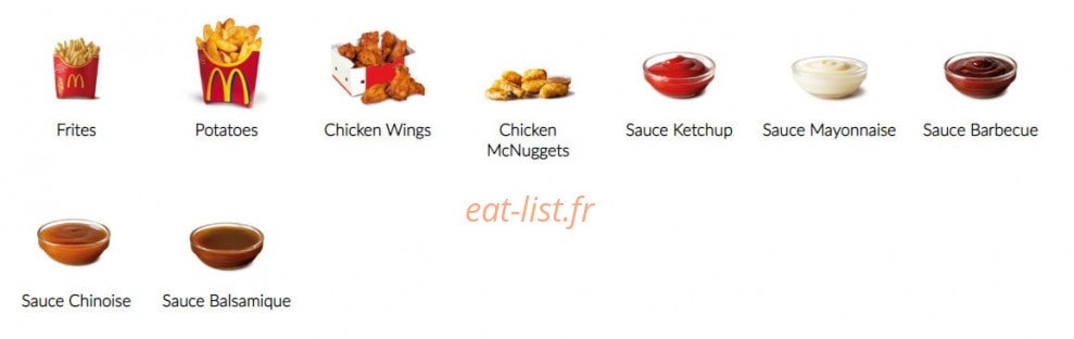 Mc Donald's — carte page 2