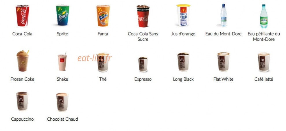 Mc Donald's — carte page 4