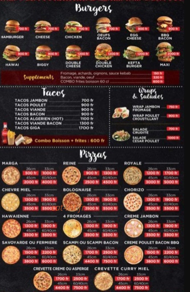 Resto Du Sud — carte page 2