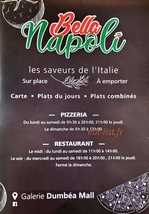 Bella Napoli — carte page 1