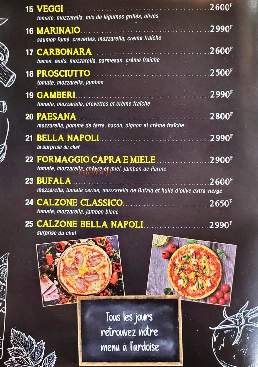Bella Napoli — carte page 4