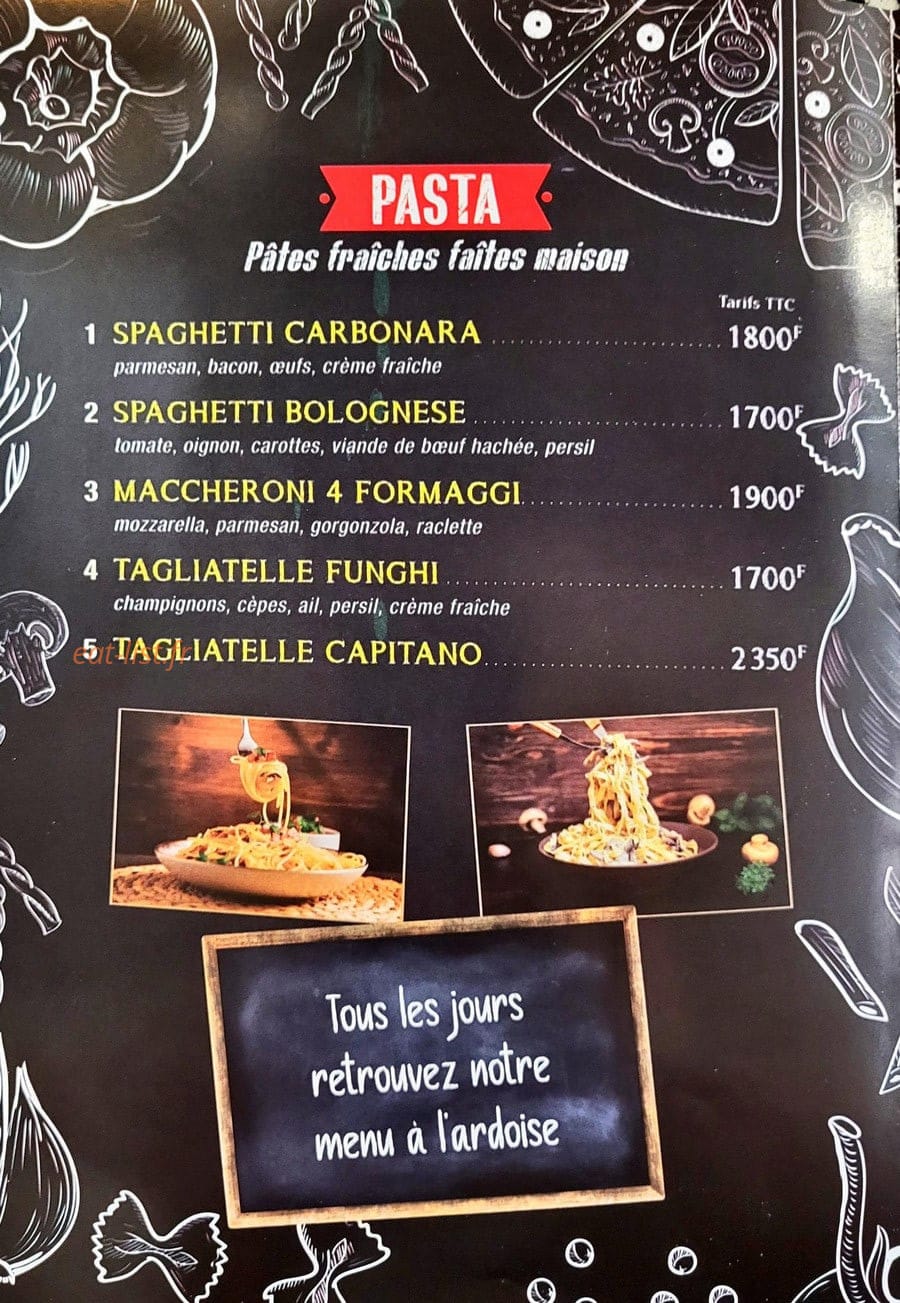 Bella Napoli — carte page 2