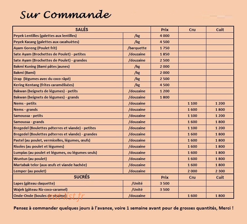 Le Garuda — carte page 2