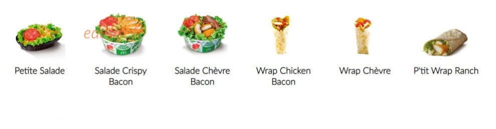 Mc Donald's — carte page 3