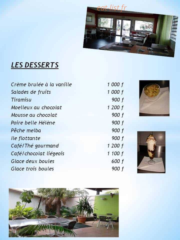Le Passiflore — carte page 3