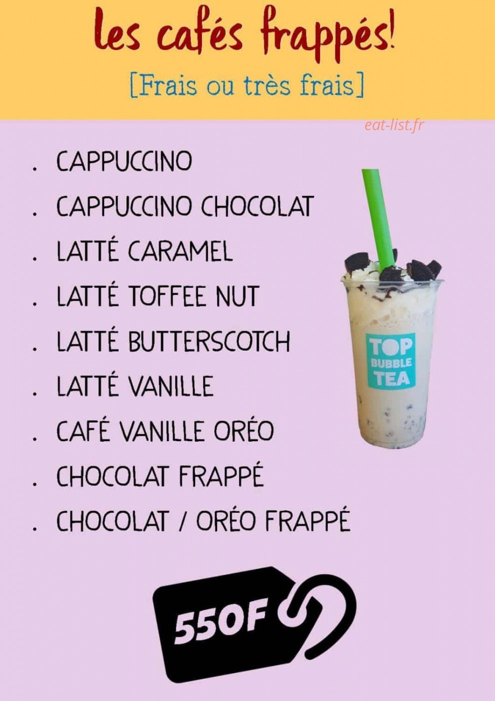 Mana Snack — carte page 4