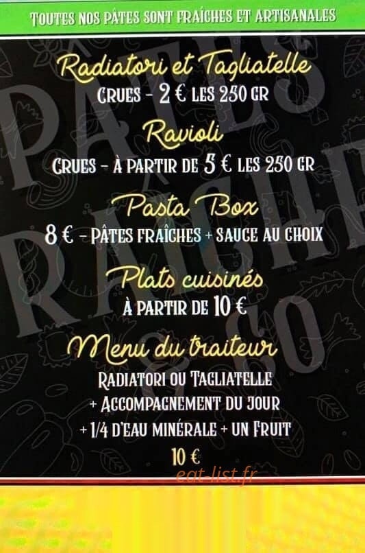 A Casa di a Pasta — carte page 1