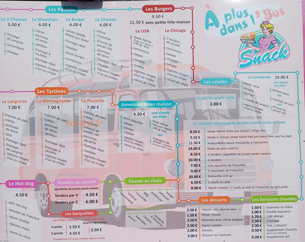 À plus dans l'Bus — carte page 1