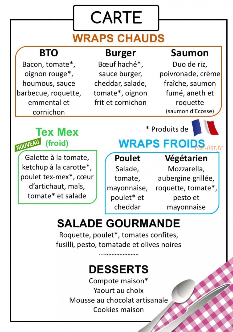 Abracadawrap — carte page 1