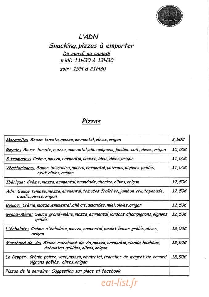 Adn — carte page 1