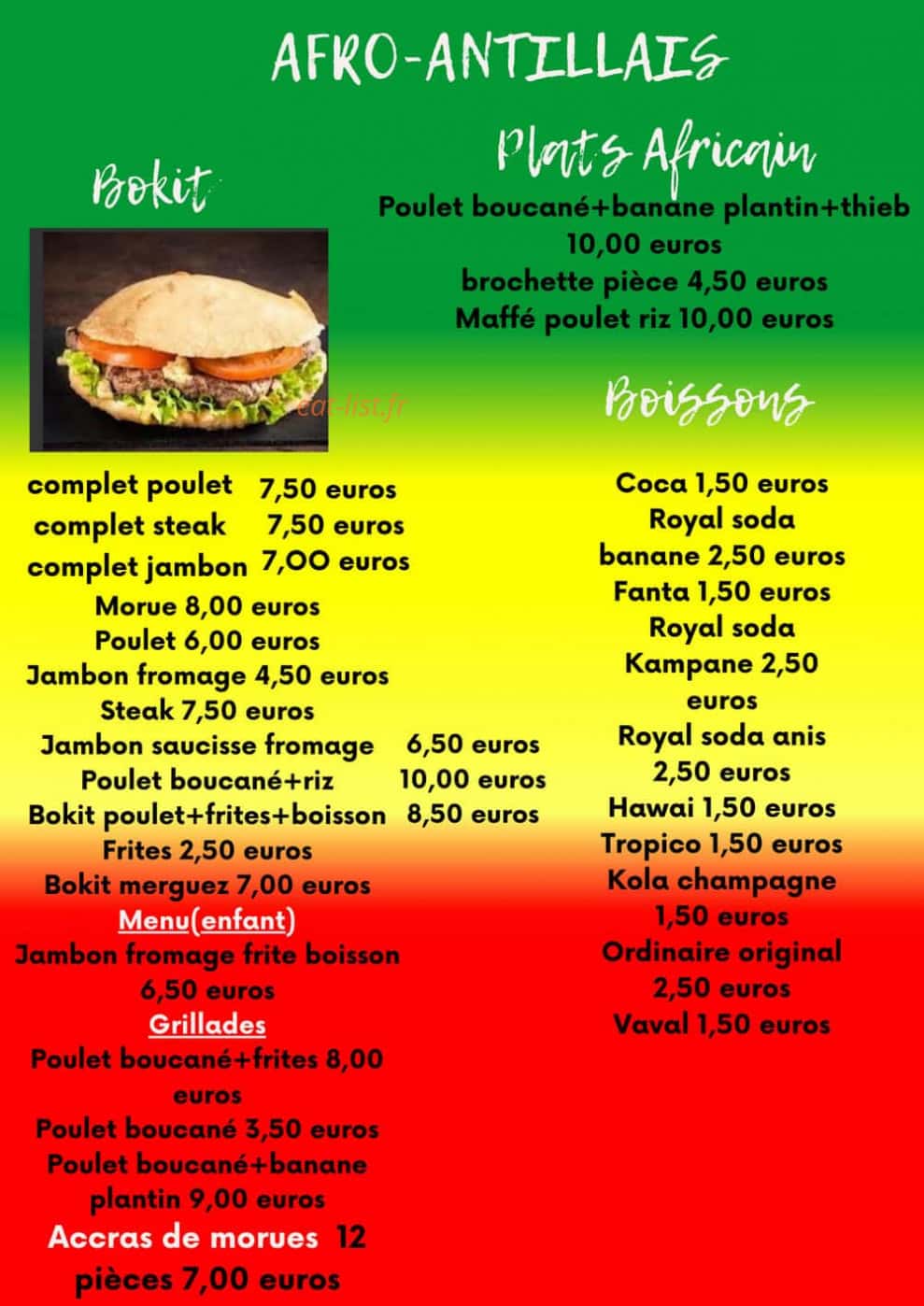 Afro-antillaise — carte page 1