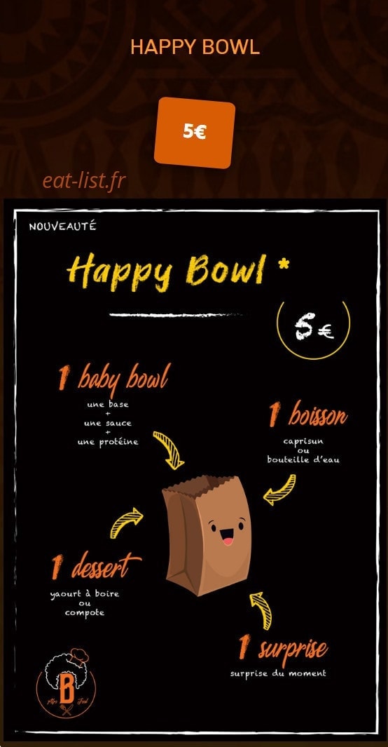 Afro B Food — carte page 5