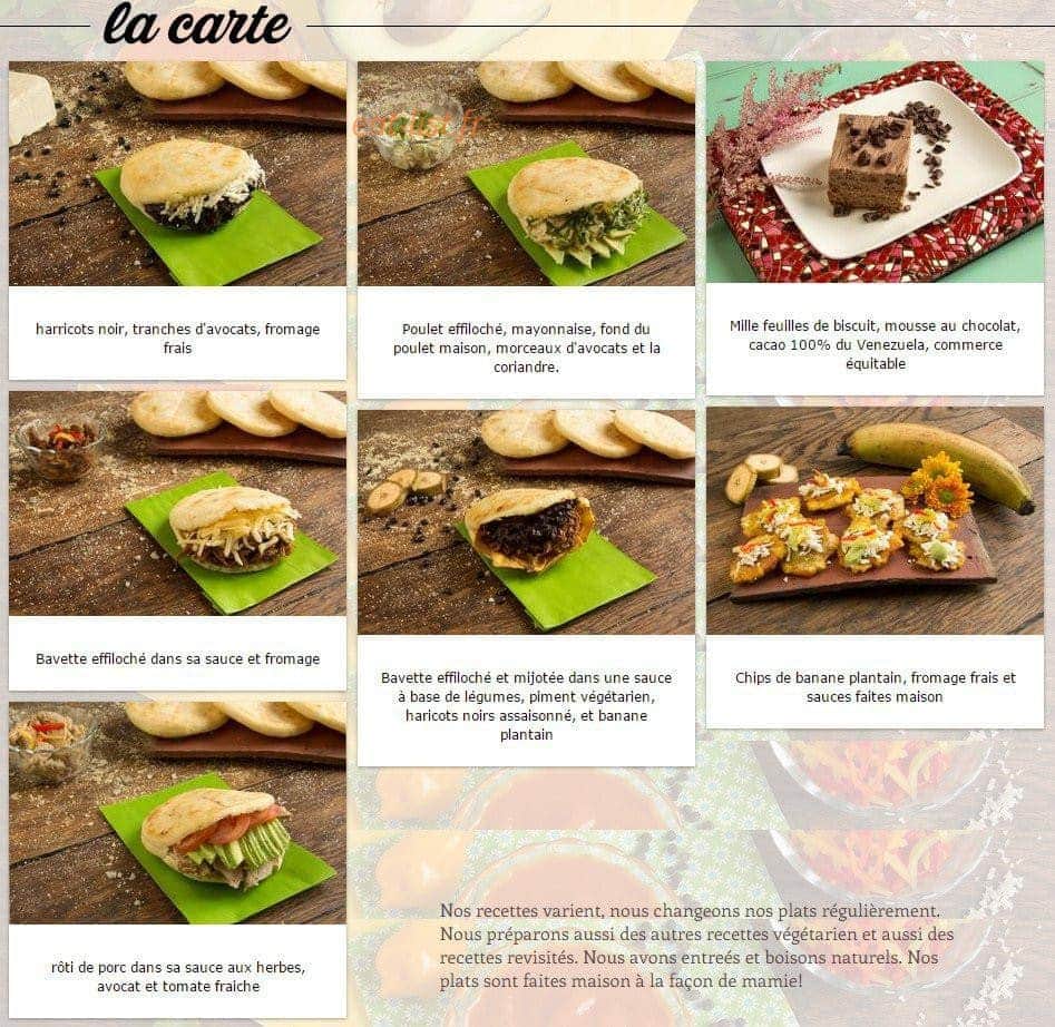 Aji Dulce — carte page 1