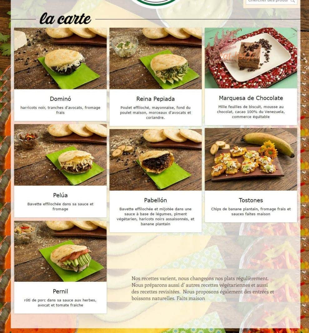 Aji Dulce — carte page 1