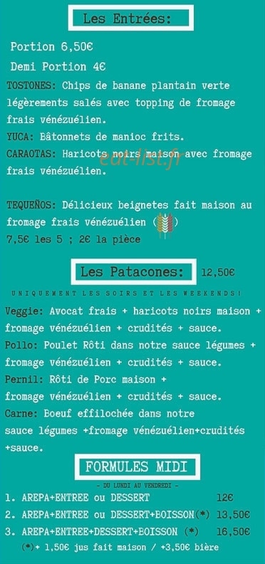 Aji Dulce — carte page 2