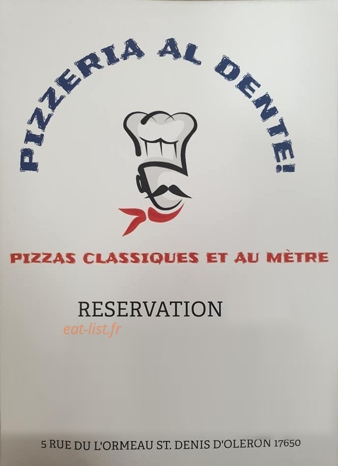 Al Dente — carte page 1