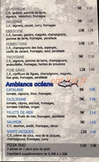 Ambiance pizza 31 — carte page 4