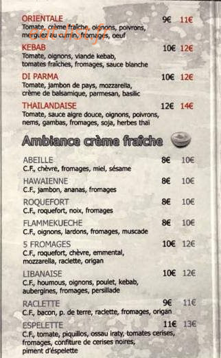 Ambiance pizza 31 — carte page 3
