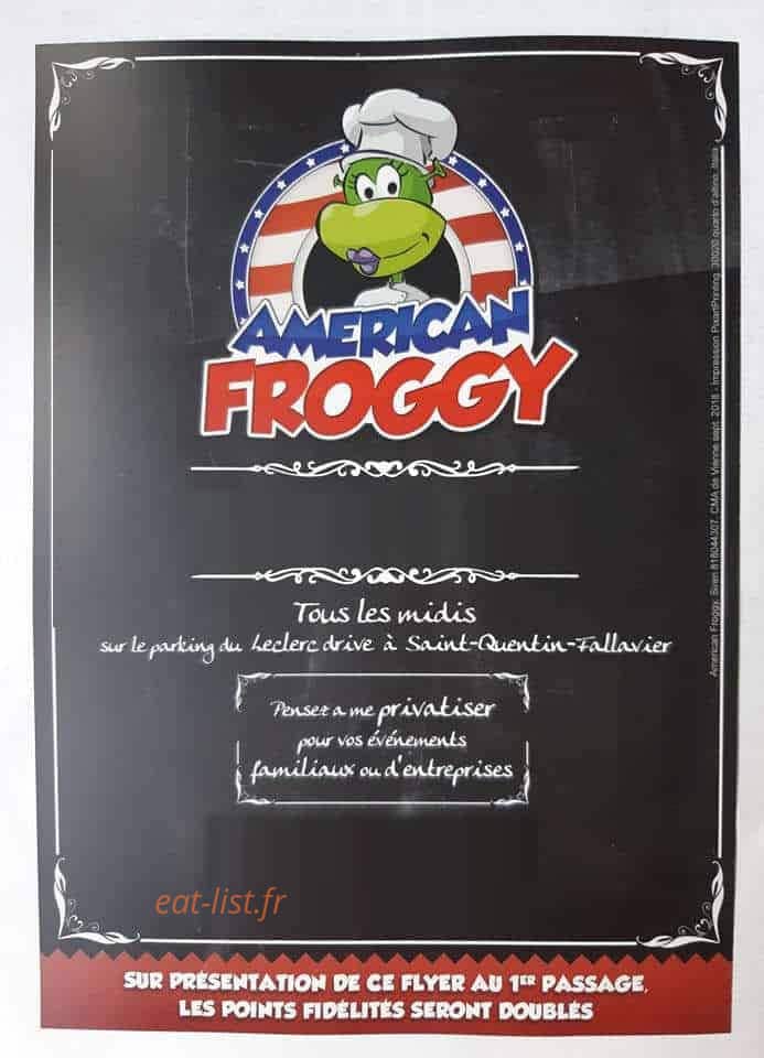 American Froggy — carte page 1