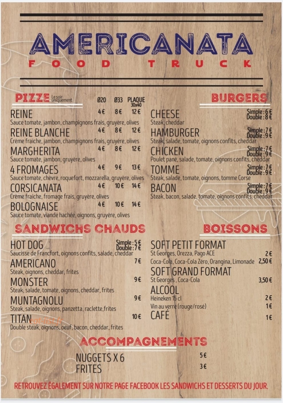 Americanata — carte page 1