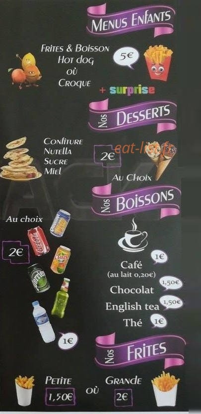 AmeriSnack — carte page 3