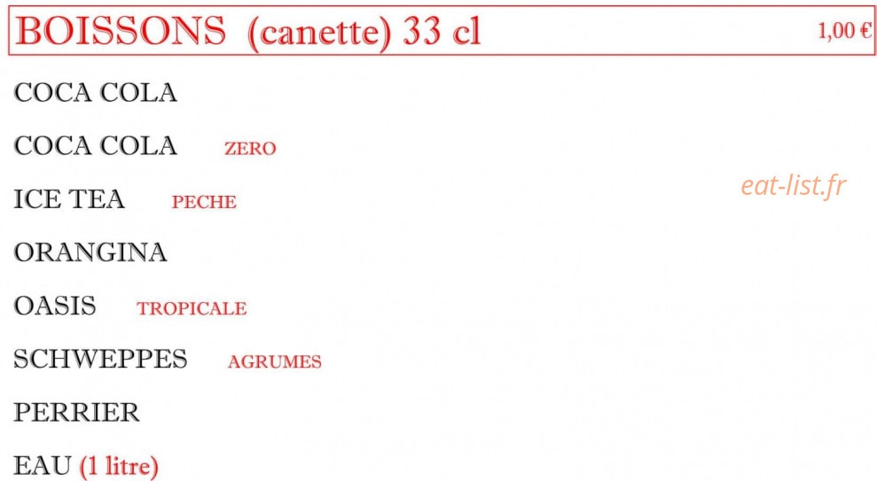 Angelo Pizza — carte page 6
