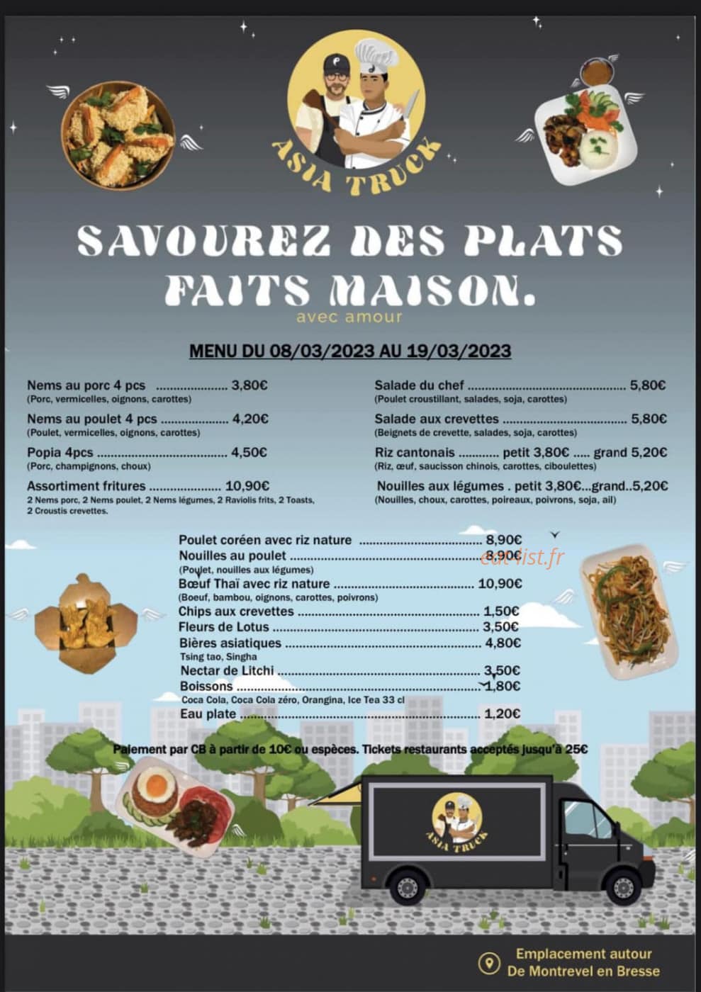 Asia Truck — carte page 1