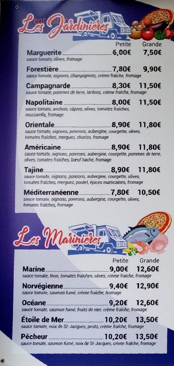 Atlantique pizza — carte page 2